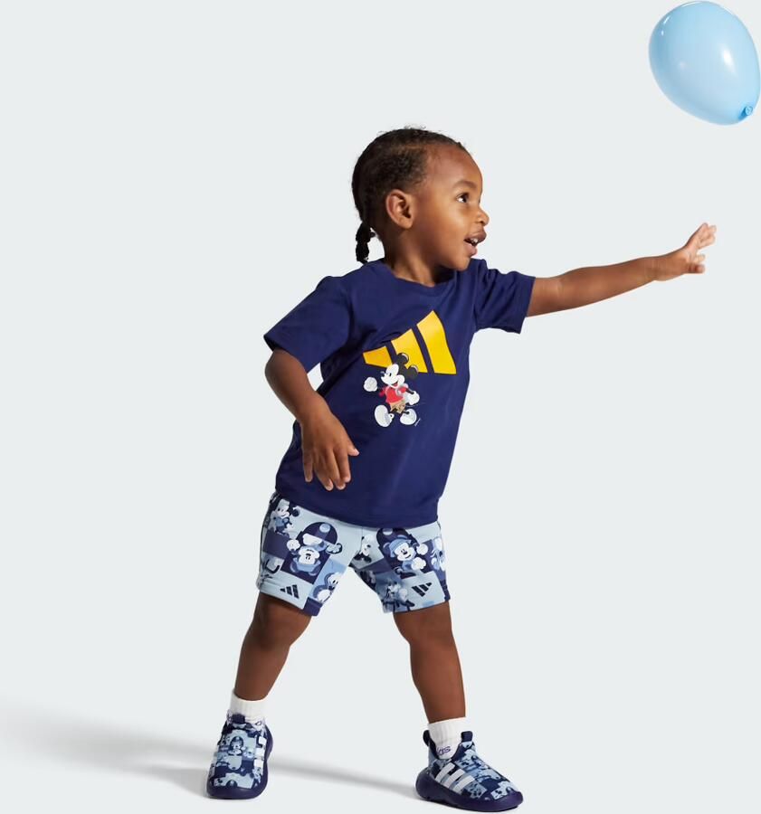 Adidas X Disney Mickey Mouse Monofit Baby Slofjes Zonder Veters Blauw - Foto 2