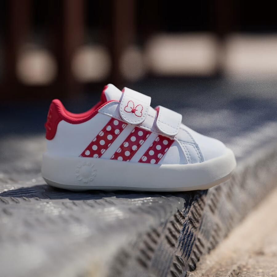 Adidas Sportswear Disney Minnie Mouse Grand Court Schoenen Peuters Kinderen Wit - Foto 4