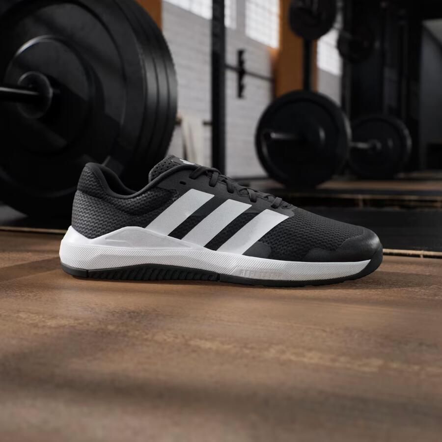 Adidas Performance Dropset Base fitness schoenen zwart wit rood - Foto 5