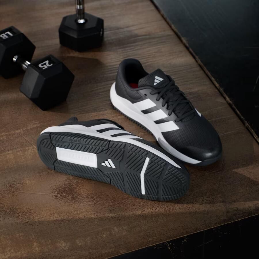Adidas Performance Dropset Base fitness schoenen zwart wit rood - Foto 6