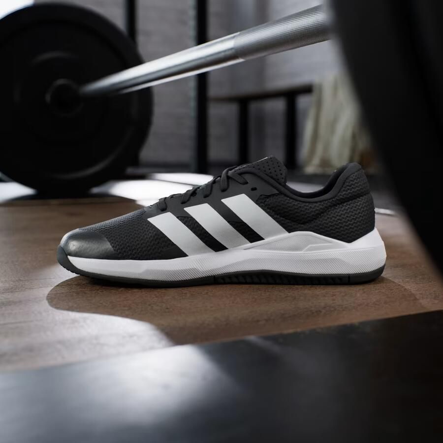 Adidas Performance Dropset Base fitness schoenen zwart wit rood - Foto 9