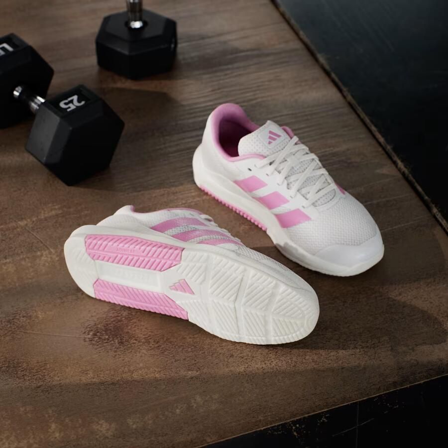 Adidas Dropset Sneakers Dames Wit 2 3 Mesh Synthetisch - Foto 4