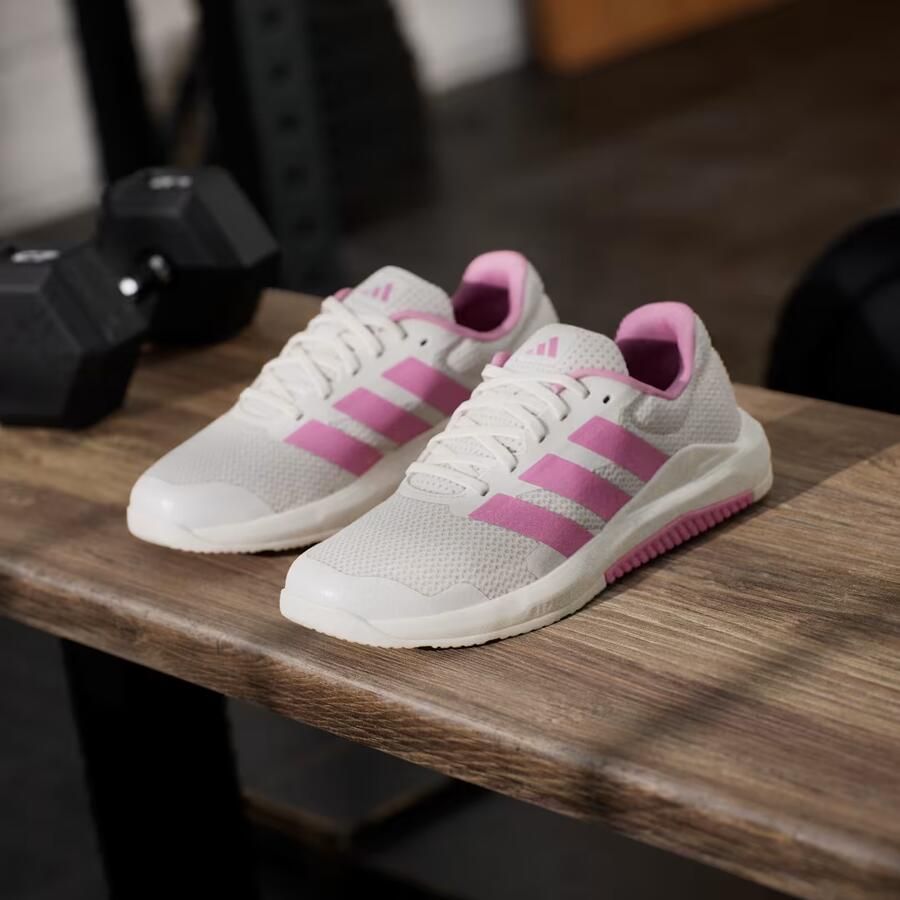 Adidas Dropset Sneakers Dames Wit 2 3 Mesh Synthetisch - Foto 5