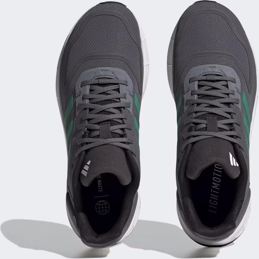 Adidas Performance Duramo 10 hardloopschoenen grijs groen - Foto 4