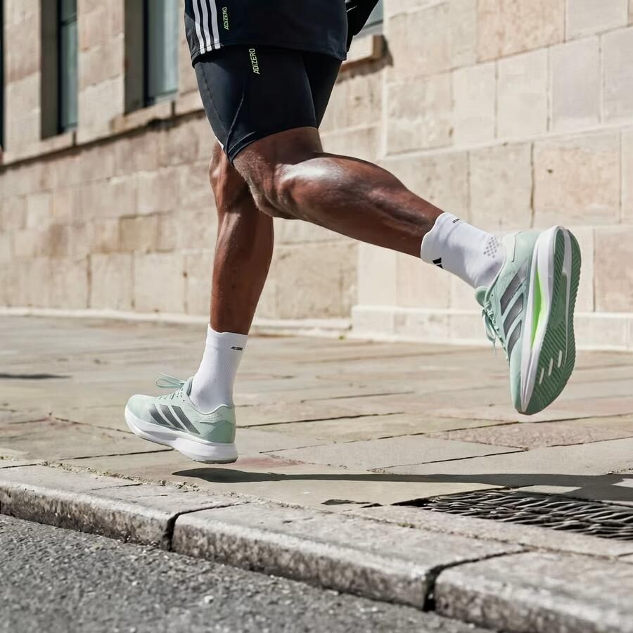 Adidas Duramo Sneakers Heren Groen 2 3 Mesh Synthetisch - Foto 4