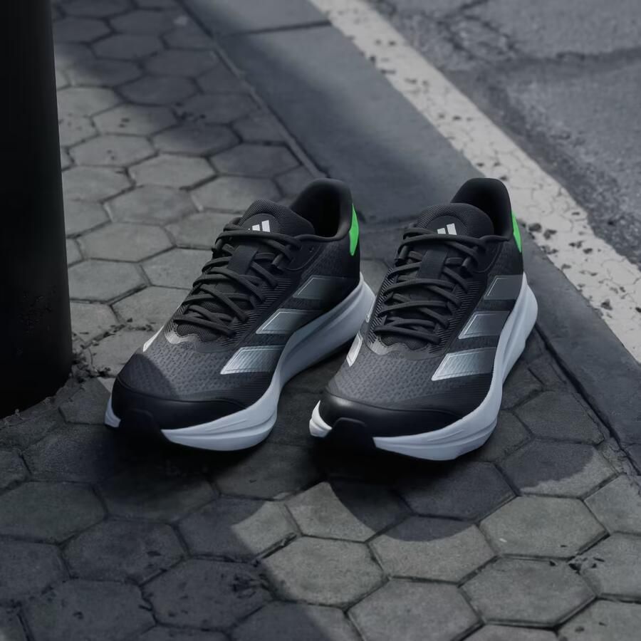 Adidas Heren Duramo SL2M Sneakers Hardloopschoenen JP9206 Carbon Silver Met Lime Burst - Foto 7