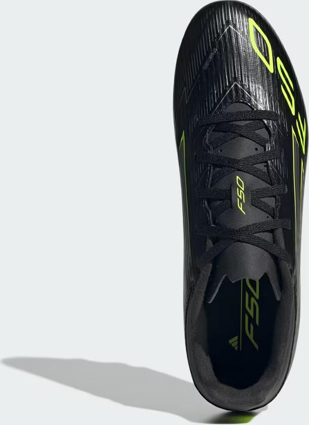 Adidas Perfor ce F50 Club FM MG senior voetbalschoenen zwart zilvergrijs geel - Foto 7