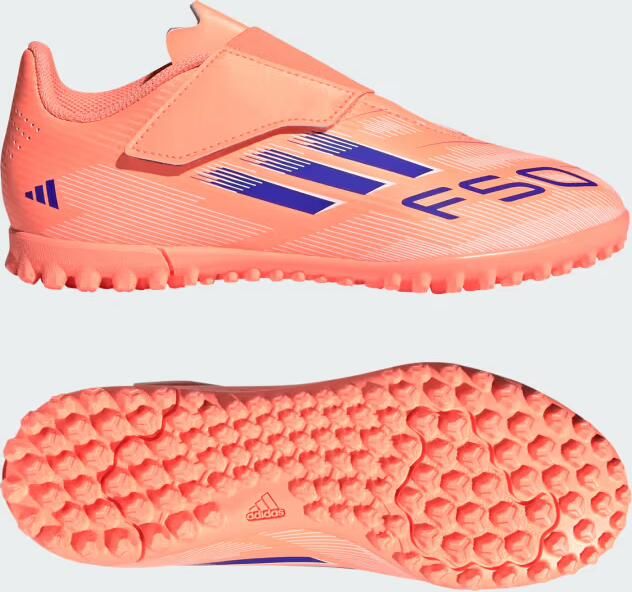Adidas F50 Club Hook-and-Loop Turf Boots Kids - Foto 5