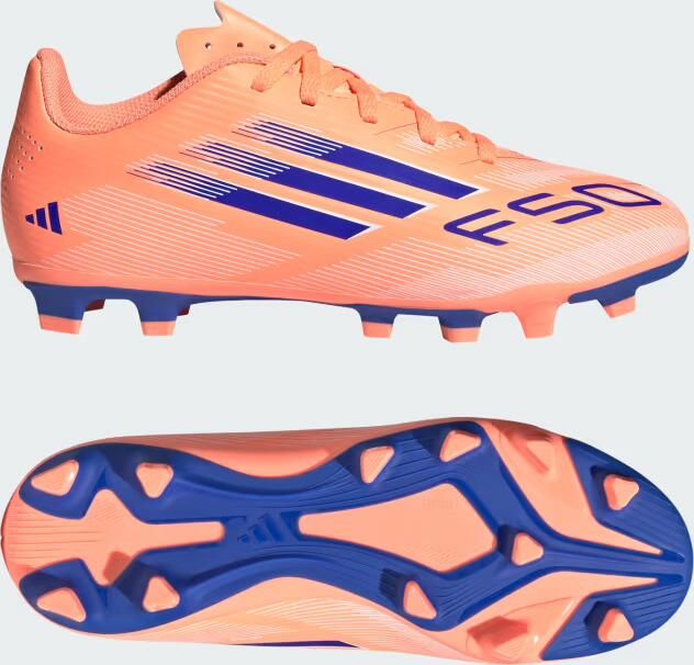 Adidas Perfor ce F50 Club Stevige Multi-Ground Voetbalschoenen Kids Kinderen Oranje - Foto 10