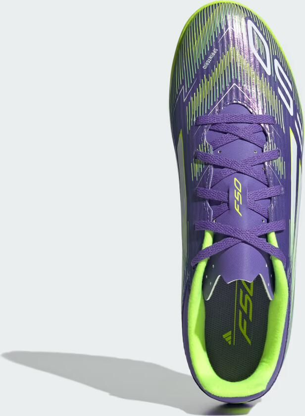 Adidas Perfor ce F50 Club TF senior voetbalschoenen paars wit geel - Foto 7