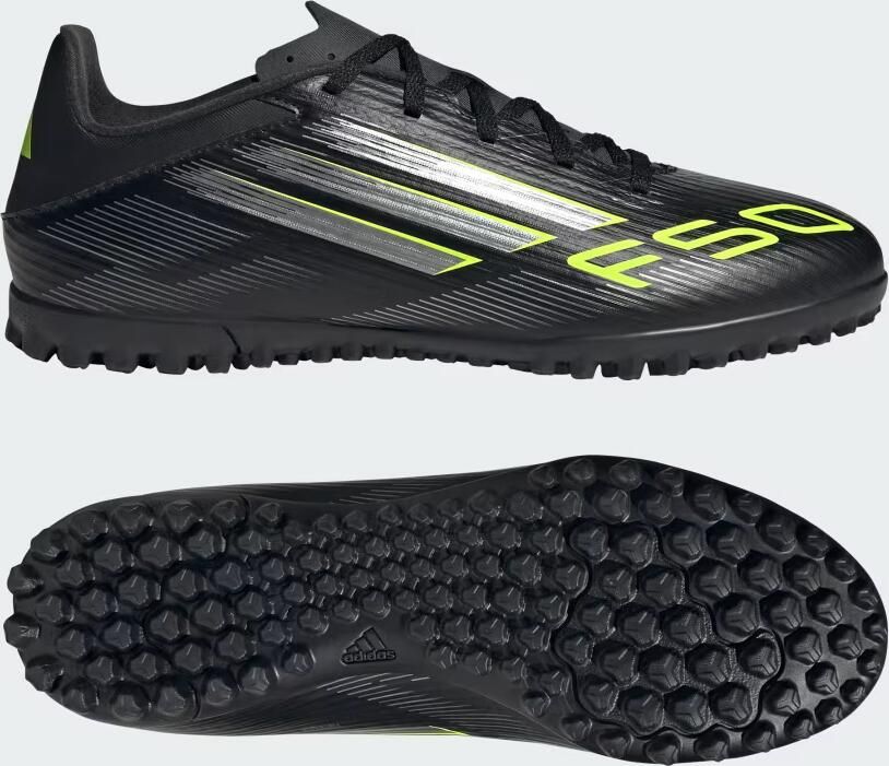 Adidas Perfor ce F50 Club TF senior voetbalschoenen zwart geel - Foto 5