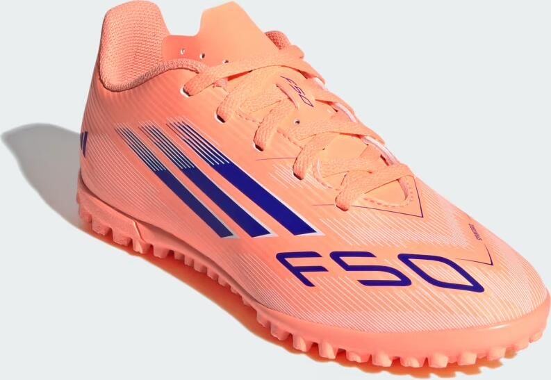 Adidas Perfor ce F50 Club Turf Voetbalschoenen Kids Kinderen Oranje - Foto 6