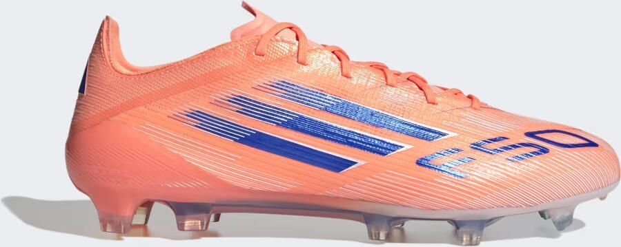 Adidas F50 Elite Gras Voetbalschoenen (FG) Oranje Blauw Wit - Foto 6