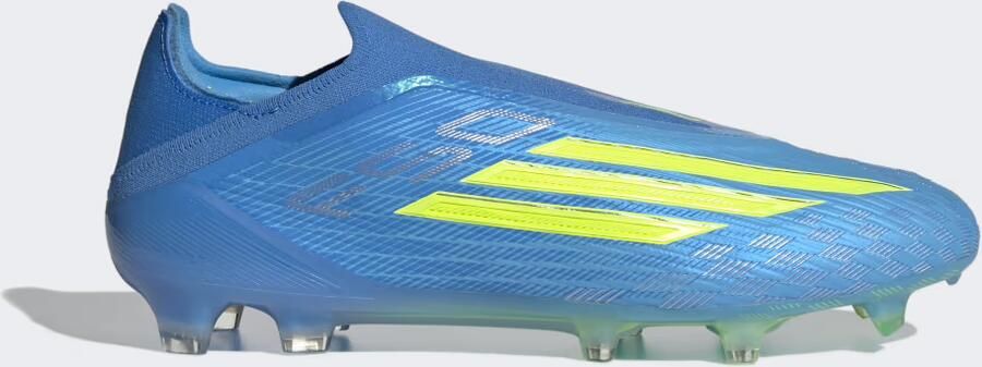 Adidas F50 Elite Laceless FG Ice Cold Precision Lucid Ray Blue Geel Light Utility Aqua - Foto 5