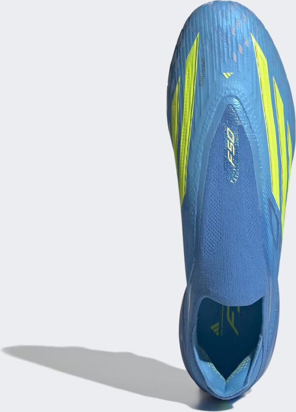 Adidas F50 Elite Laceless FG Ice Cold Precision Lucid Ray Blue Geel Light Utility Aqua - Foto 3