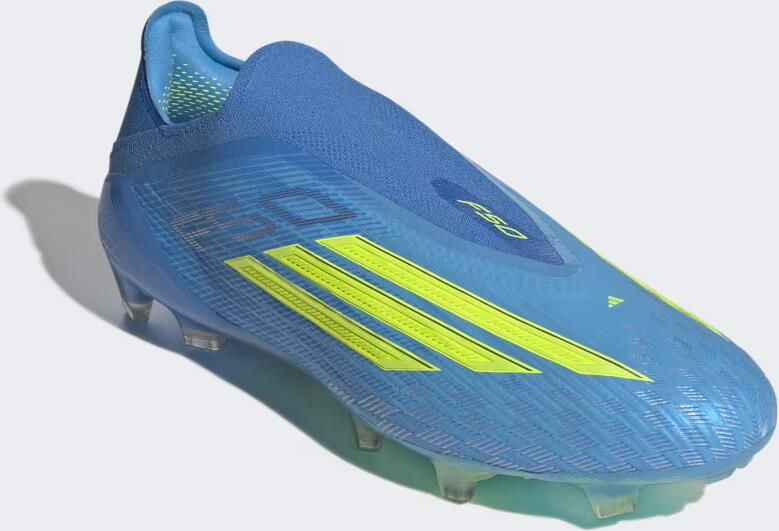 Adidas F50 Elite Laceless FG Ice Cold Precision Lucid Ray Blue Geel Light Utility Aqua - Foto 6