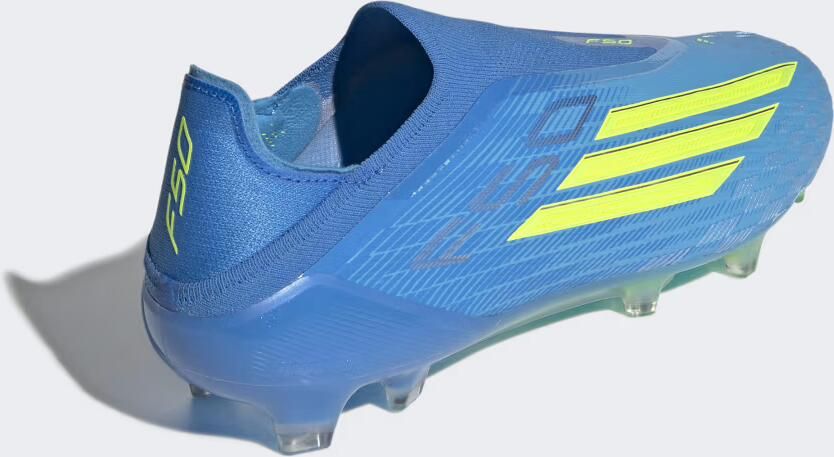 Adidas F50 Elite Laceless FG Ice Cold Precision Lucid Ray Blue Geel Light Utility Aqua - Foto 7