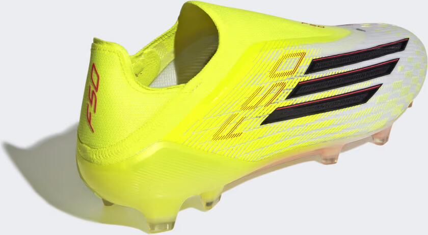 Adidas F50 Elite Veterloze Gras Voetbalschoenen (FG) Neongeel Zwart Rood - Foto 9