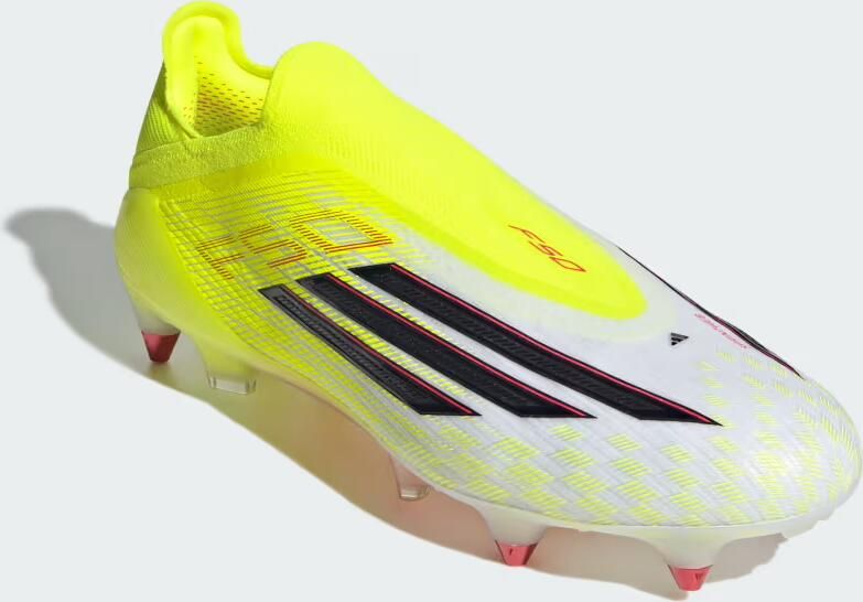 Adidas F50 Elite Veterloze IJzeren-Nop Voetbalschoenen (SG) Neongeel Zwart Rood - Foto 5