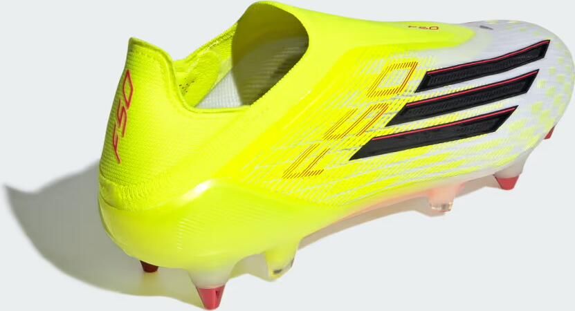 Adidas F50 Elite Veterloze IJzeren-Nop Voetbalschoenen (SG) Neongeel Zwart Rood - Foto 6