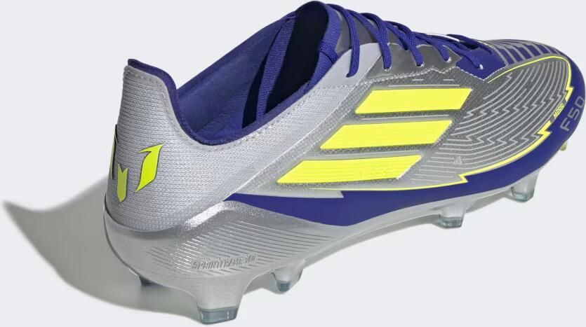 Adidas F50 Messi Elite Gras Voetbalschoenen (FG) Zilver Donkerblauw Geel - Foto 6