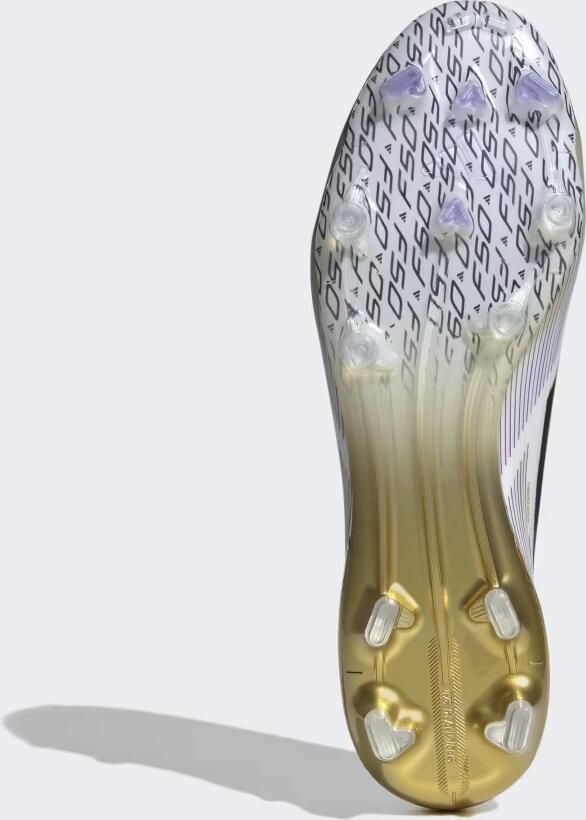 Adidas F50 Elite Veterloze Gras Voetbalschoenen (FG) Wit Zwart Goud - Foto 3