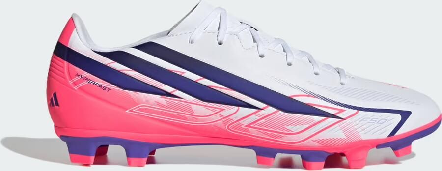 Adidas Perfor ce F50 Hyperfast Club FG MG senior imitatieleren voetbalschoenen roze paars - Foto 10