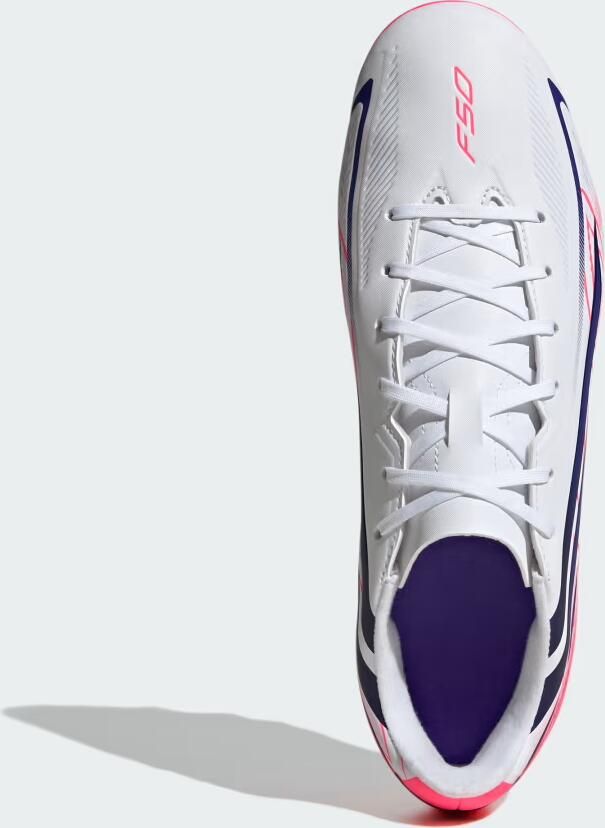 Adidas Perfor ce F50 Hyperfast Club FG MG senior imitatieleren voetbalschoenen roze paars - Foto 6