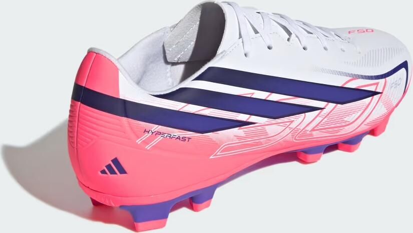 Adidas Perfor ce F50 Hyperfast Club FG MG senior imitatieleren voetbalschoenen roze paars - Foto 9