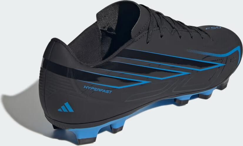 Adidas Perfor ce F50 Hyperfast Club FG MG senior imitatieleren voetbalschoenen zwart blauw - Foto 9