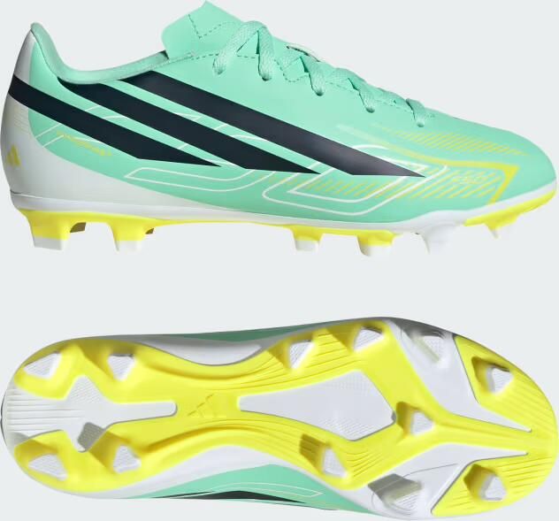 Adidas F50 Hyperfast Club Fg mg Junioren Voetbalschoenen Groen 1 2 Kinderen - Foto 3