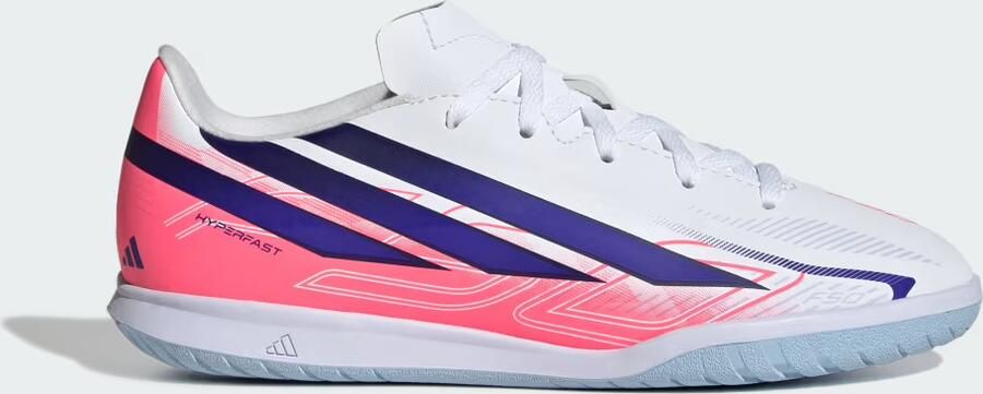 Adidas Perfor ce F50 Hyperfast Club junior imitatieleren voetbalschoenen roze paars - Foto 10