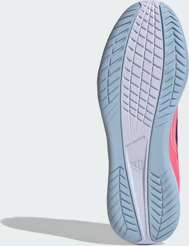 Adidas Perfor ce F50 Hyperfast Club junior imitatieleren voetbalschoenen roze paars - Foto 7