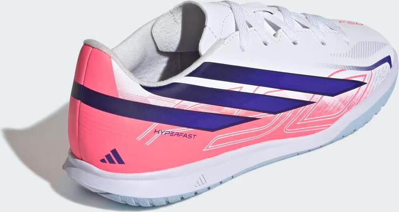 Adidas Perfor ce F50 Hyperfast Club junior imitatieleren voetbalschoenen roze paars - Foto 9