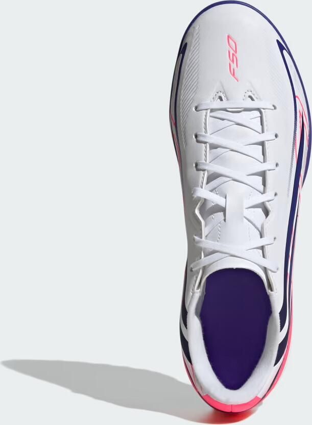 Adidas Perfor ce F50 Hyperfast Club senior imitatieleren voetbalschoenen roze paars - Foto 8