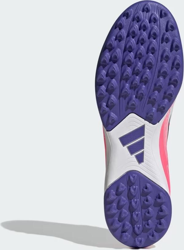 Adidas Perfor ce F50 Hyperfast Club senior imitatieleren voetbalschoenen roze paars - Foto 9
