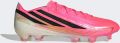 Adidas F50 Hyperfast Elite Gras Voetbalschoenen (FG) Felroze Zwart Goud Wit - Zwart