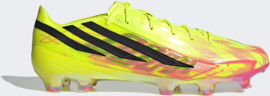 Adidas F50 Hyperfast Elite FG Too Light Geel Zwart Solar Turquoise LIMITED EDITION - Foto 2