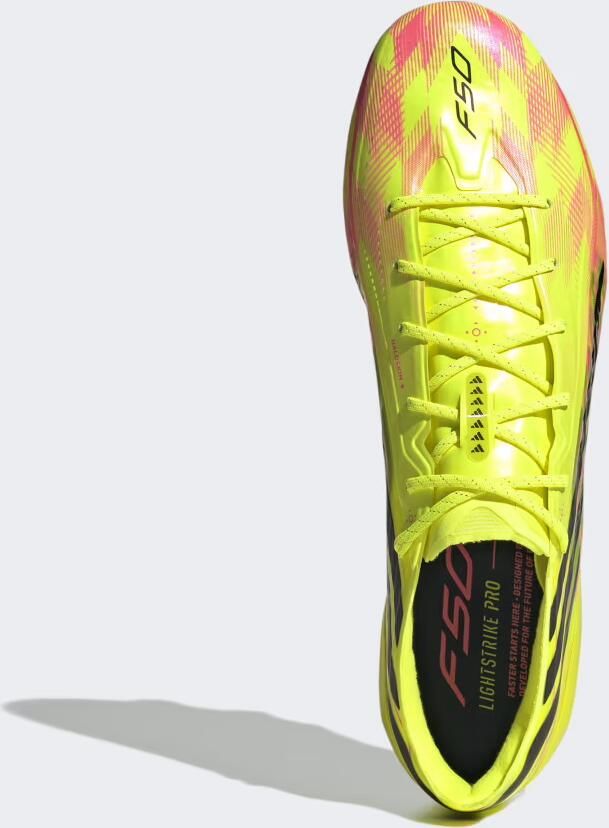 Adidas F50 Hyperfast Elite FG Too Light Geel Zwart Solar Turquoise LIMITED EDITION - Foto 3