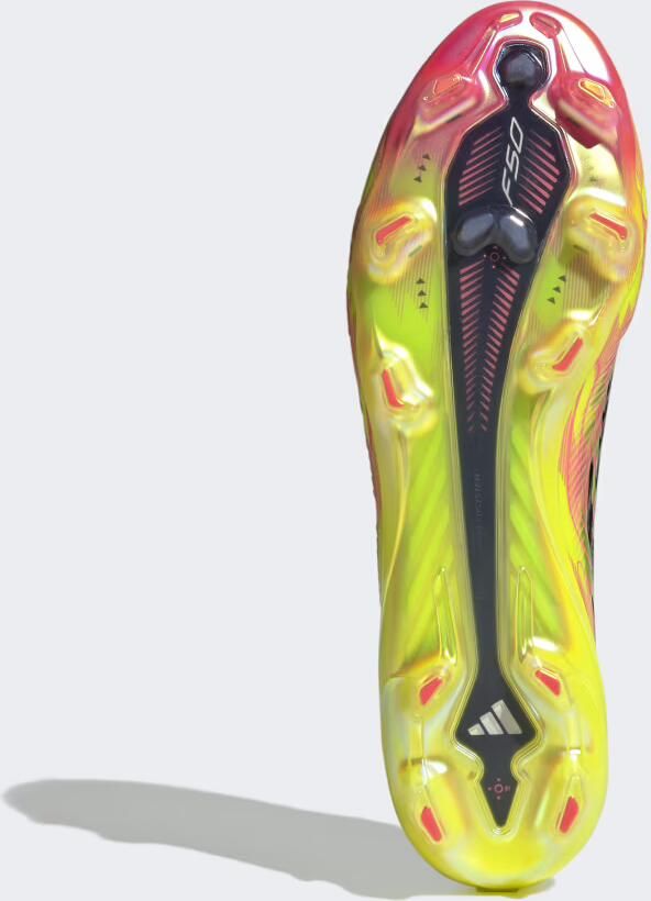 Adidas F50 Hyperfast Elite FG Too Light Geel Zwart Solar Turquoise LIMITED EDITION - Foto 4