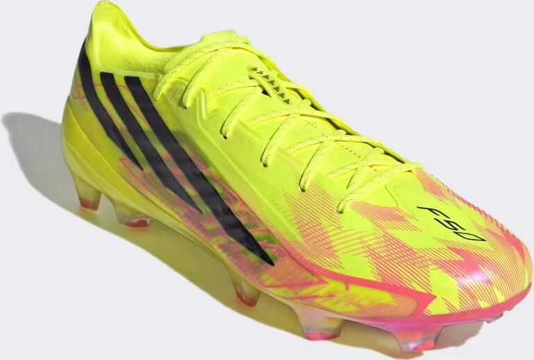 Adidas F50 Hyperfast Elite FG Too Light Geel Zwart Solar Turquoise LIMITED EDITION - Foto 6