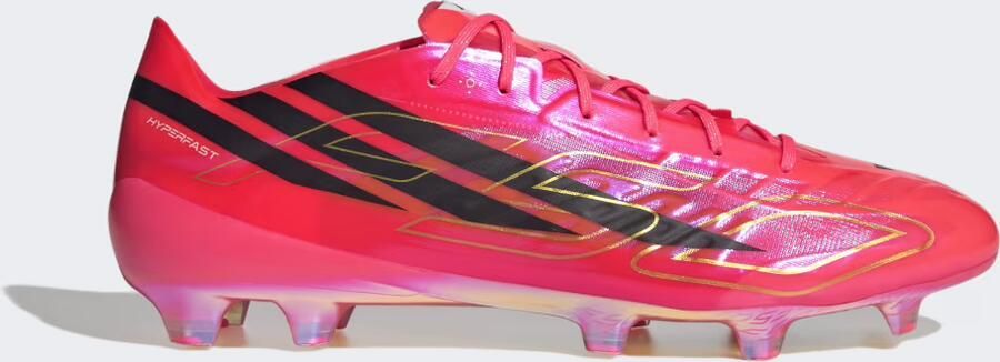 Adidas F50 Hyperfast Evo FG Road to Glory Solar Turbo Zwart Goud - Foto 7