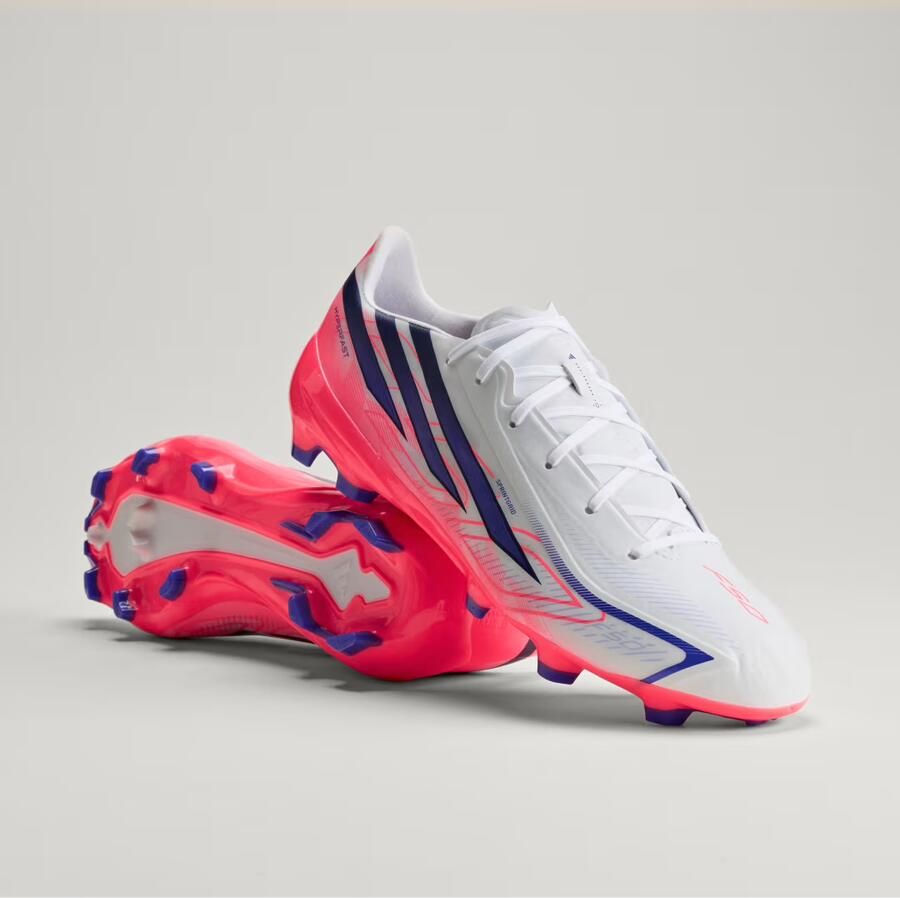 Adidas Perfor ce F50 Hyperfast League senior imitatieleren voetbalschoenen roze paars - Foto 5