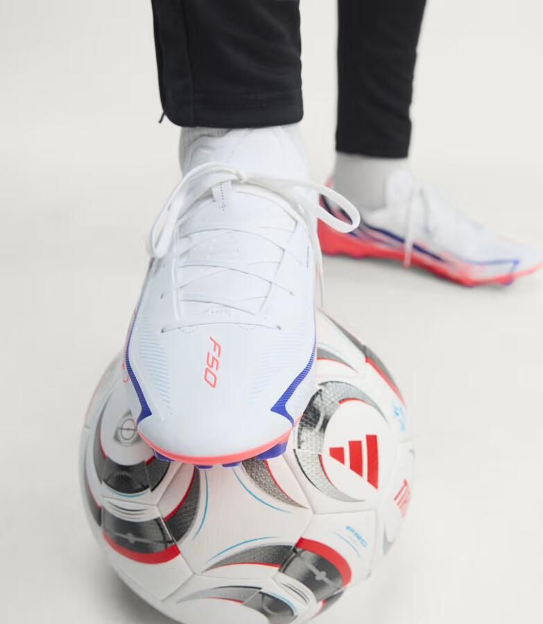 Adidas Perfor ce F50 Hyperfast League senior imitatieleren voetbalschoenen roze paars - Foto 9