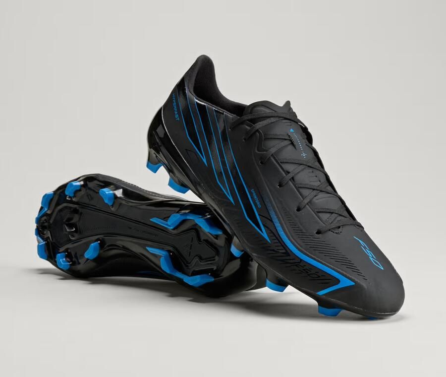 Adidas Perfor ce F50 Hyperfast League FG senior imitatieleren voetbalschoenen zwart blauw - Foto 5