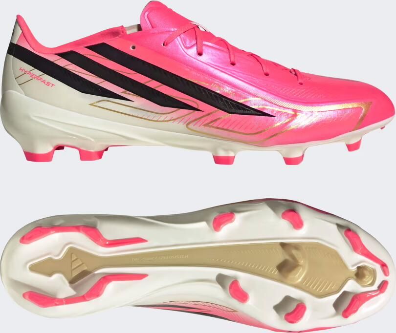 Adidas F50 Hyperfast League FG Road to Glory Solar Turbo Zwart Goud - Foto 5
