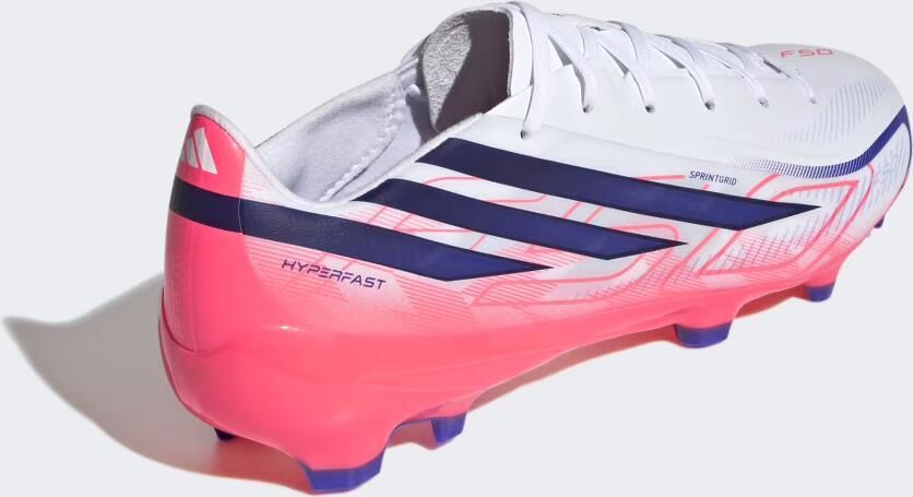 Adidas Perfor ce F50 Hyperfast League senior imitatieleren voetbalschoenen roze paars - Foto 3