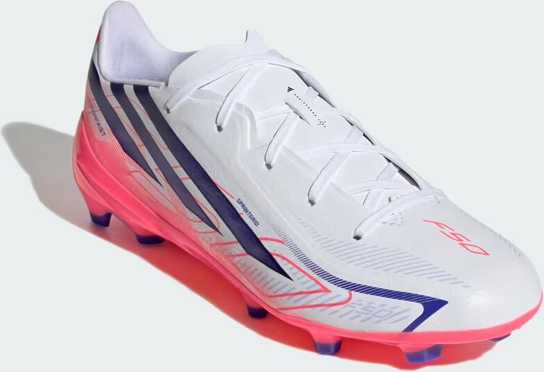 Adidas Perfor ce F50 Hyperfast League Firm Ground Voetbalschoenen Kids Kinderen Wit - Foto 9