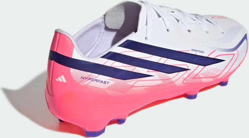 Adidas Perfor ce F50 Hyperfast League Firm Ground Voetbalschoenen Kids Kinderen Wit - Foto 10