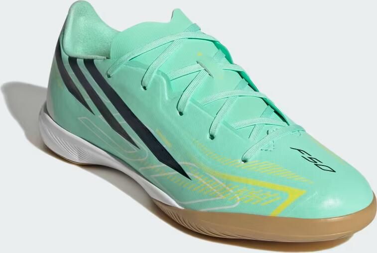 Adidas F50 Hyperfast League Junior Zaalschoenen Groen 1 2 Kinderen - Foto 5